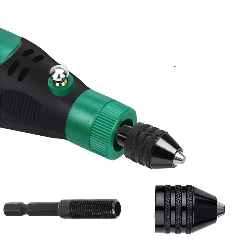 CowLost | product_id-mini-keyless-drill-chuck-0-3-8mm-self-tighten-1-4-hex-shank-quick-change-converter |9