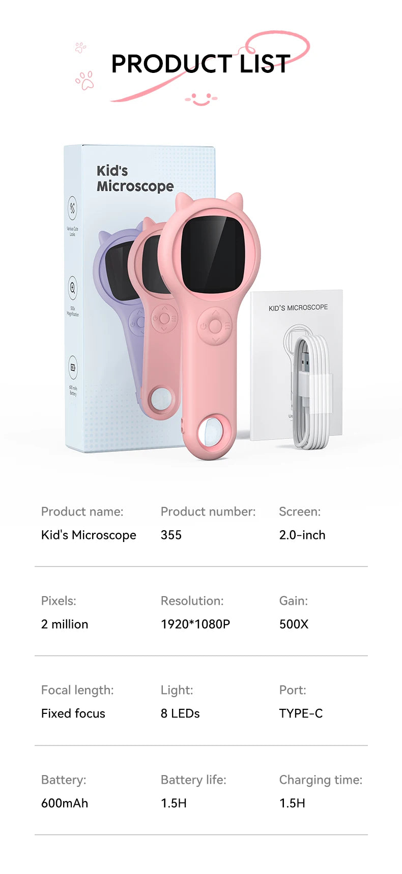 CowLost | baby-transport-accessories-inskam-portable-handheld-digital-kids-microscope-educational-toy |17