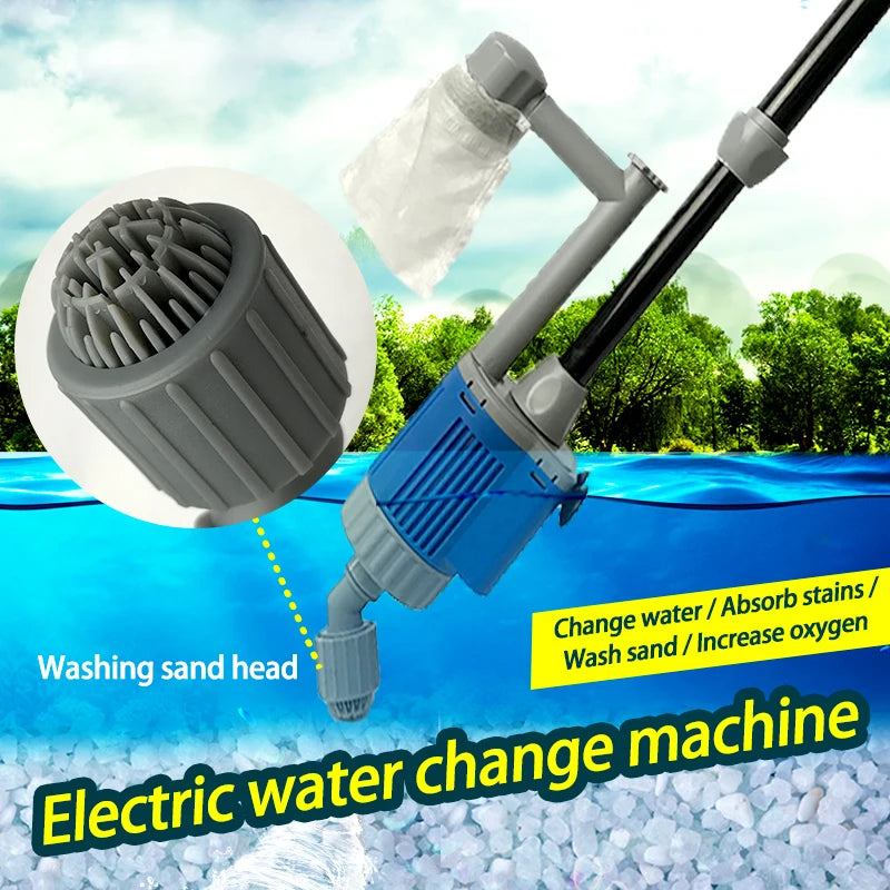 CowLost | sporting-goods-20-28w-electric-aquarium-water-change-pump-for-fish-tank-cleaning |4