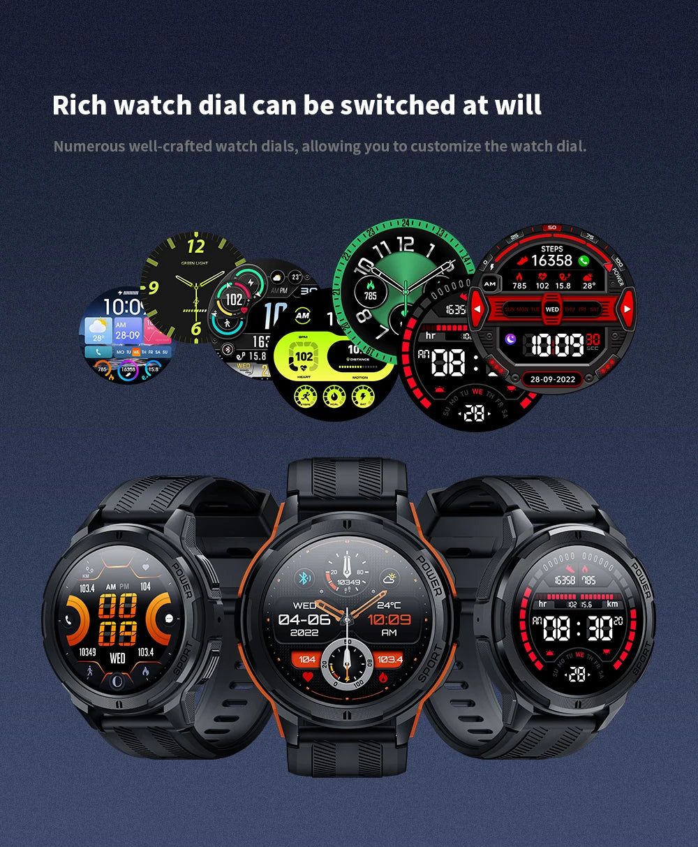 CowLost | oukitel-smartwatch-bt10-watch-1-43-amoled-display-410mah |9