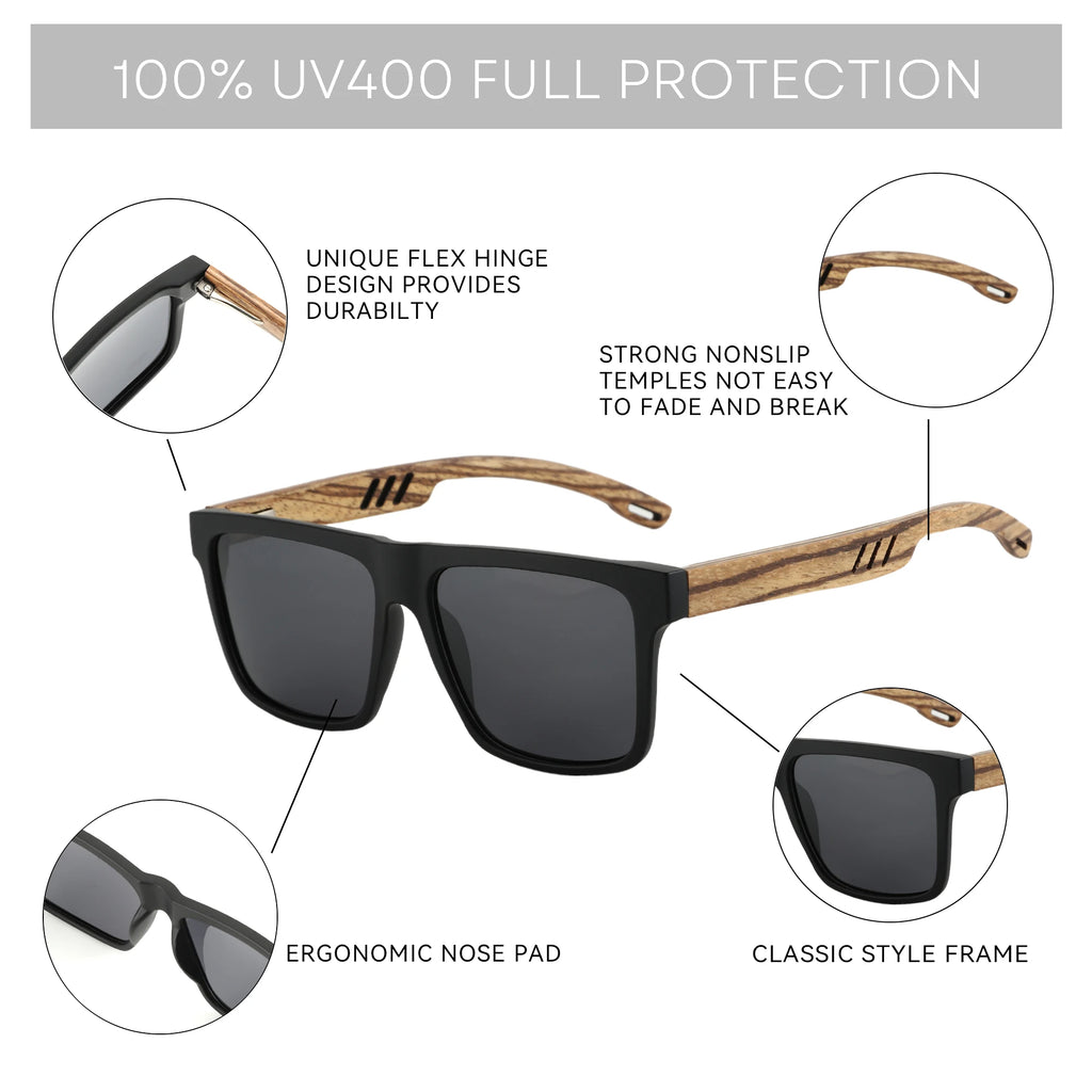 CowLost | zenottic-walnut-wood-sunglasses-with-dark-polarized-lenses-for-men-and-women |3