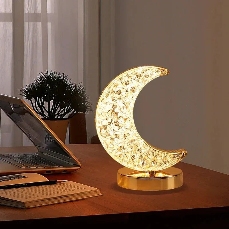 CowLost | product_id-3d-crystal-moon-touch-control-led-night-light-usb-bedside-lamp-for-girls-room-decor |5