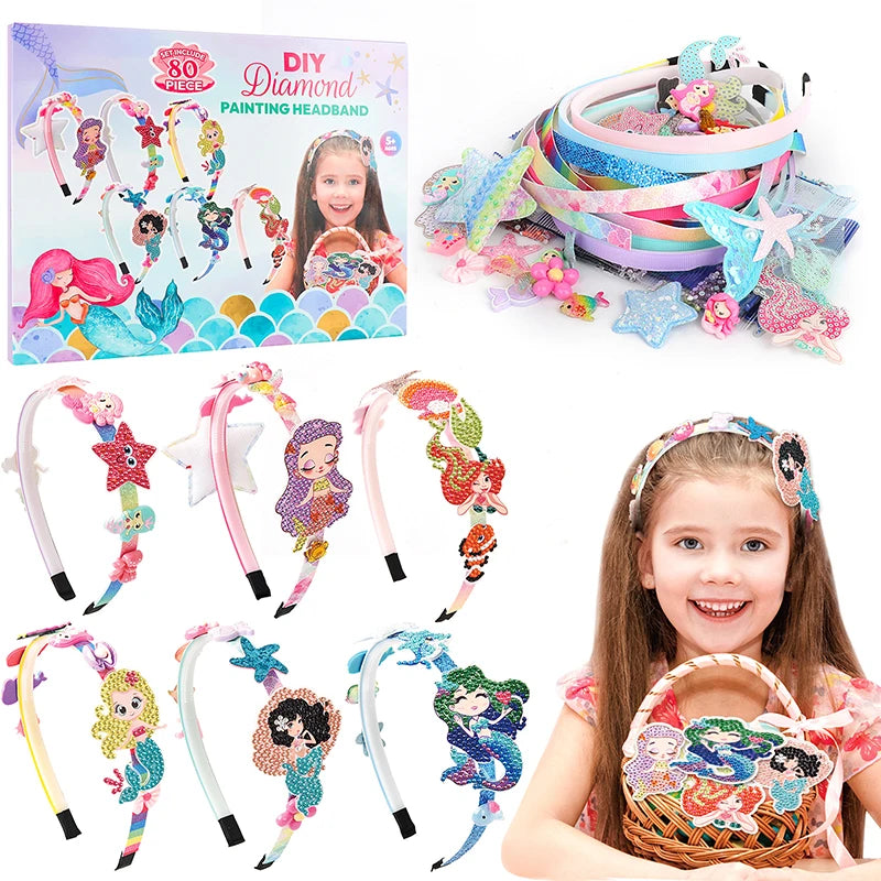CowLost | product_id-diy-hair-accessories-headband-making-kit-for-girls-arts-and-crafts-gift |7