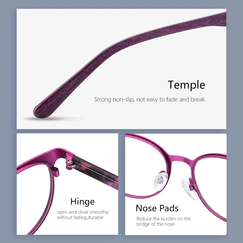 CowLost | zenottic-kids-round-metal-stylish-trending-glasses-frame |5
