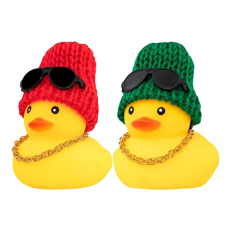 CowLost | product_id-2-pack-yellow-rubber-duck-christmas-car-dashboard-ornaments |27