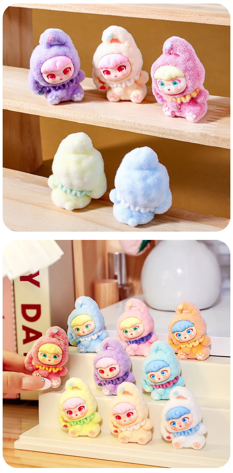 CowLost | product_id-plush-diy-tilted-head-dora-toy-keychain-desktop-ornament-blind-box-christmas-gift |9