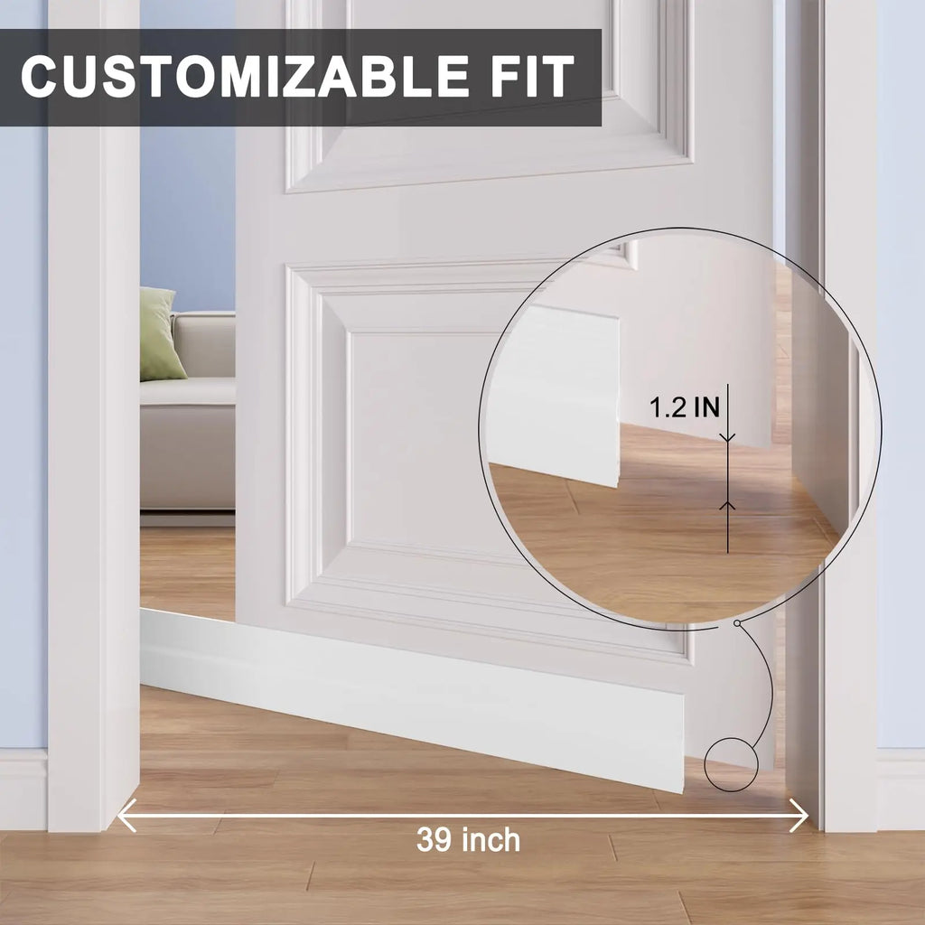 CowLost | 1-2m-door-draft-stopper-sweep-under-door-gap-filler-seal-strip |14