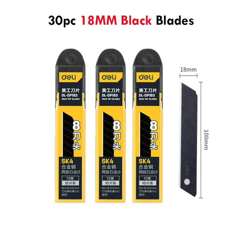 CowLost | product_id-multipurpose-retractable-utility-knife-9-18mm-sk2-thickened-blade-self-locking-box-opener |11