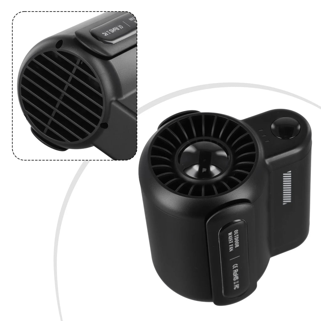 CowLost | product_id-portable-rechargeable-waist-fan-4500mah-mini-personal-cooling-for-travel-outdoor-sports |10