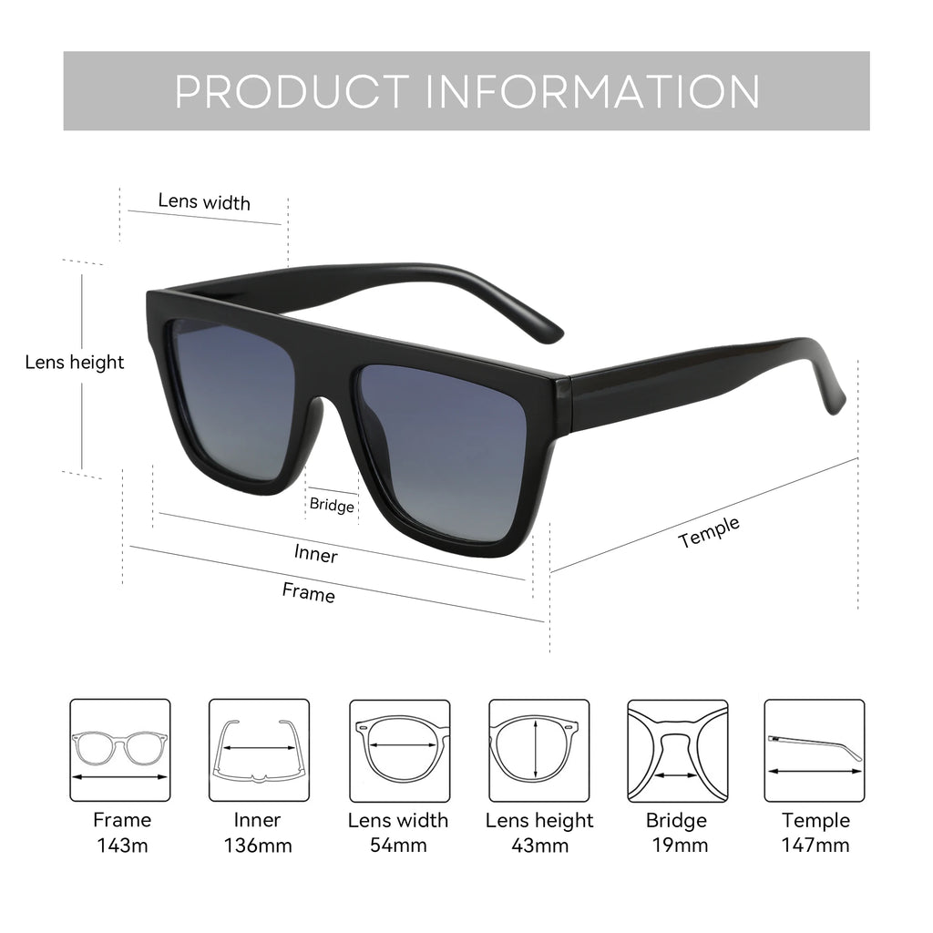CowLost | zenottic-retro-square-polarized-sunglasses-women-men-acetate |5