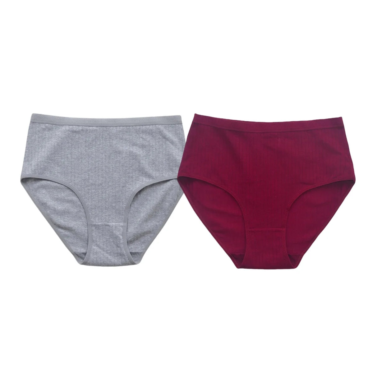 CowLost | product_id-2-pack-women-s-plus-size-high-waist-cotton-briefs-m-xxl-breathable-panties |35