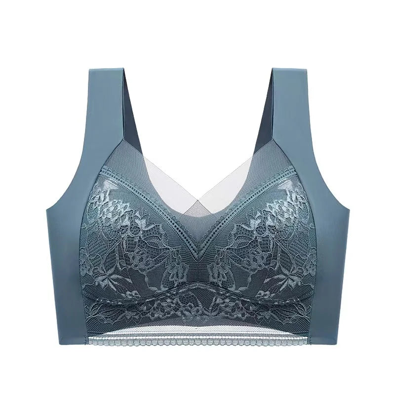 CowLost | product_id-seamless-wire-free-lace-bra-with-thin-molded-cups-comfortable-fit-small-to-large-sizes |22