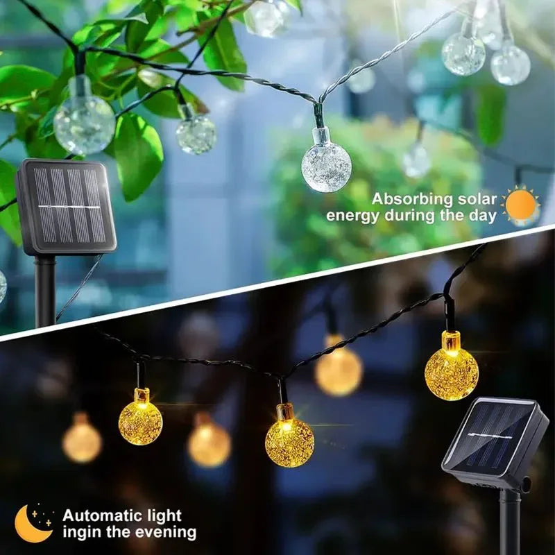 CowLost | led-light-bulbs-product_id-solar-100-led-crystal-globe-string-lights-ip65-waterproof-8-modes-for-outdoor-garden-patio-party |2