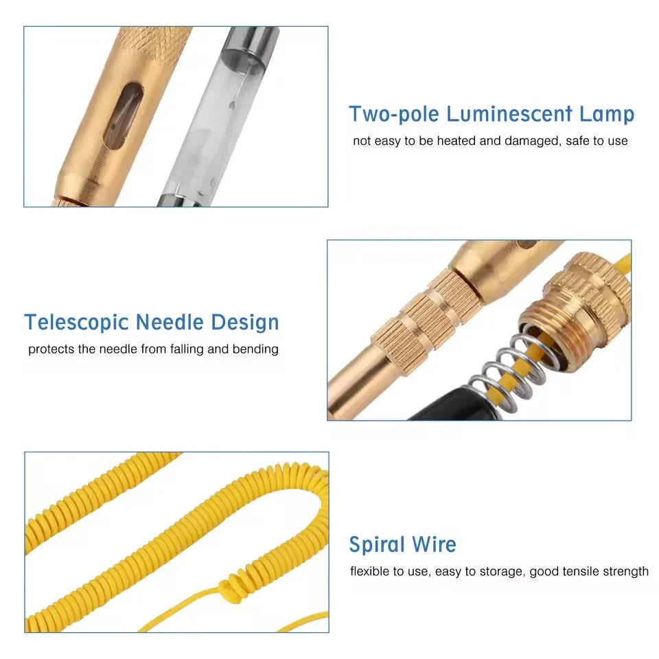 CowLost | product_id-auto-vehicle-circuit-tester-dc-6v-12v-24v-voltage-test-pen-yellow |4