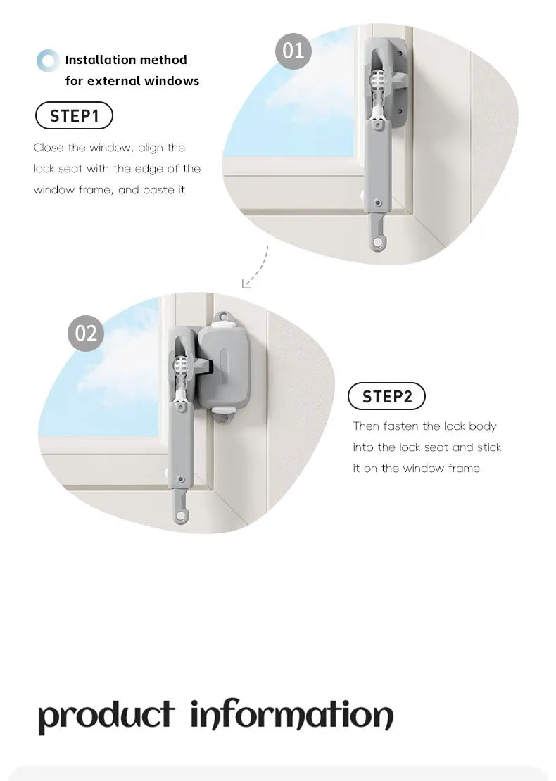 CowLost | aibedila-window-safety-door-lock-buckle-childen-protection-high-rise-anti-fall-windproof |15