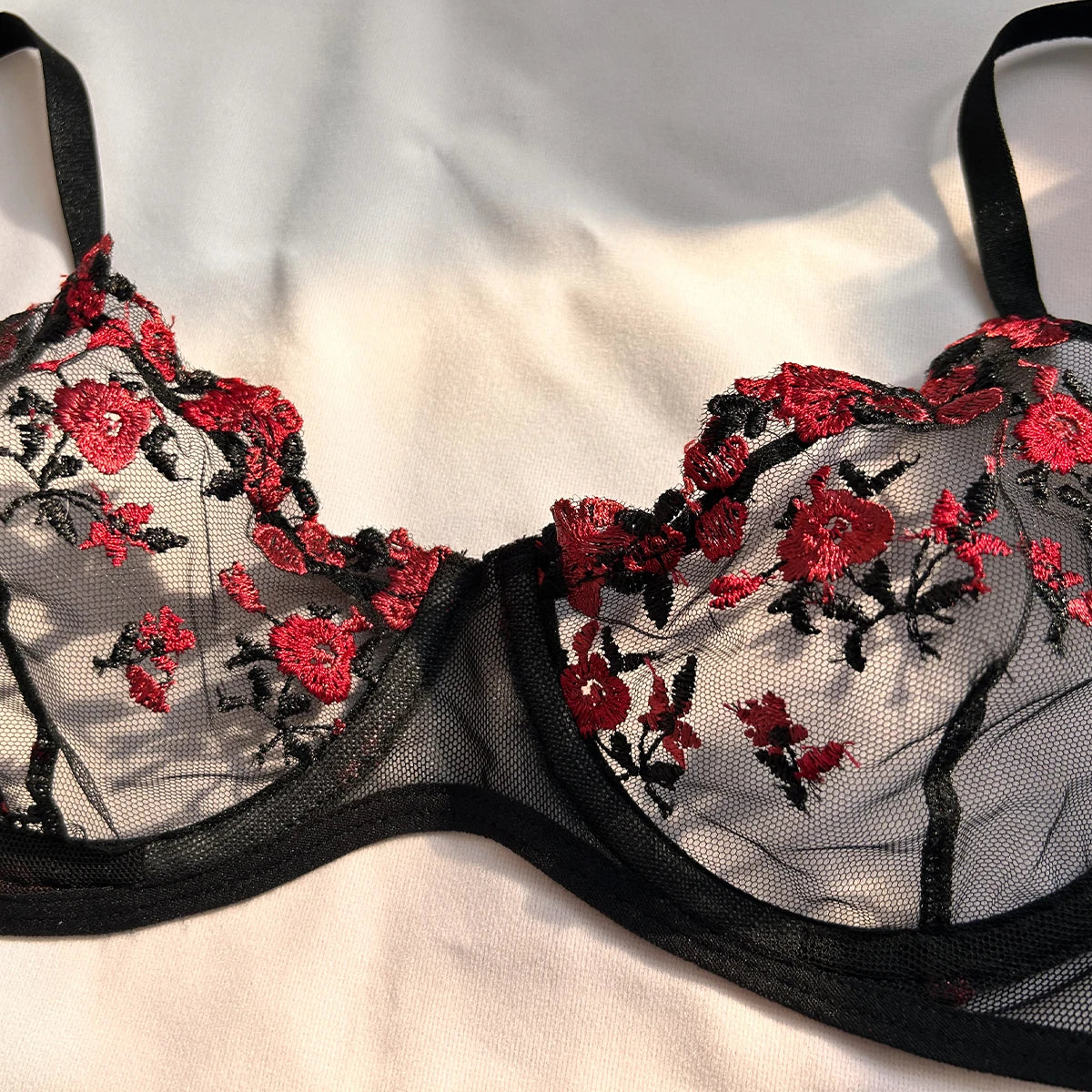 CowLost | sexy-lingerie-fancy-lace-eroticÑƒ-set-woman-2-pieces-transparent |9