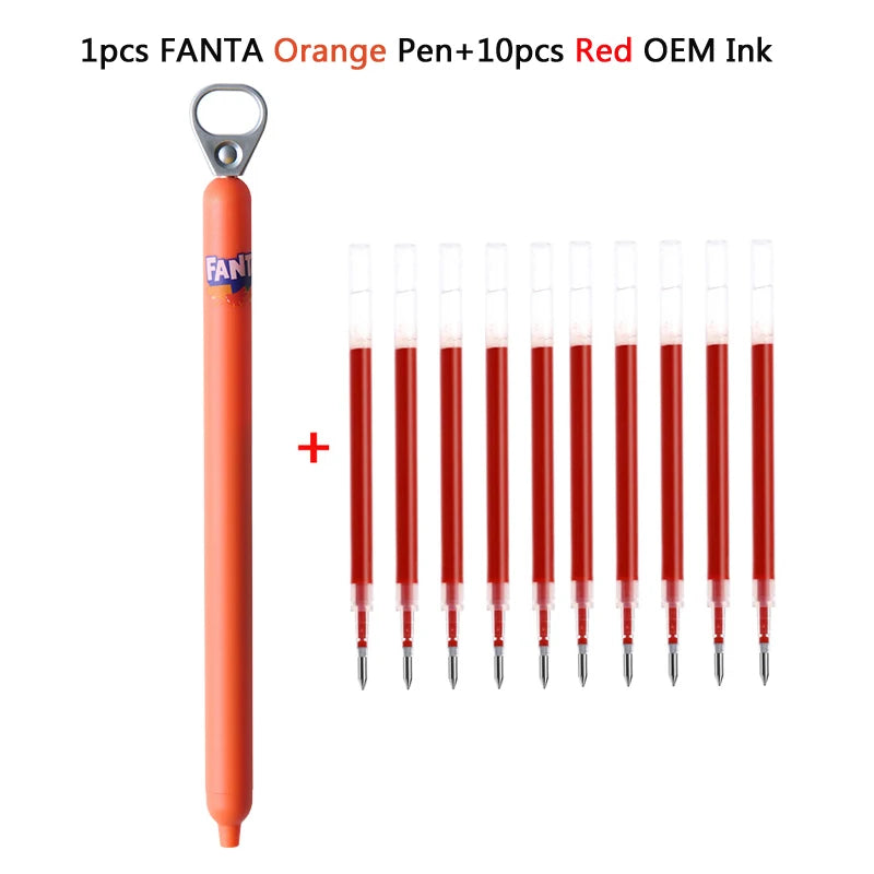 CowLost | product_id-kaco-fanta-collab-sprint-pop-up-0-5mm-black-gel-pen-side-knock-smooth-writing-stationery |47