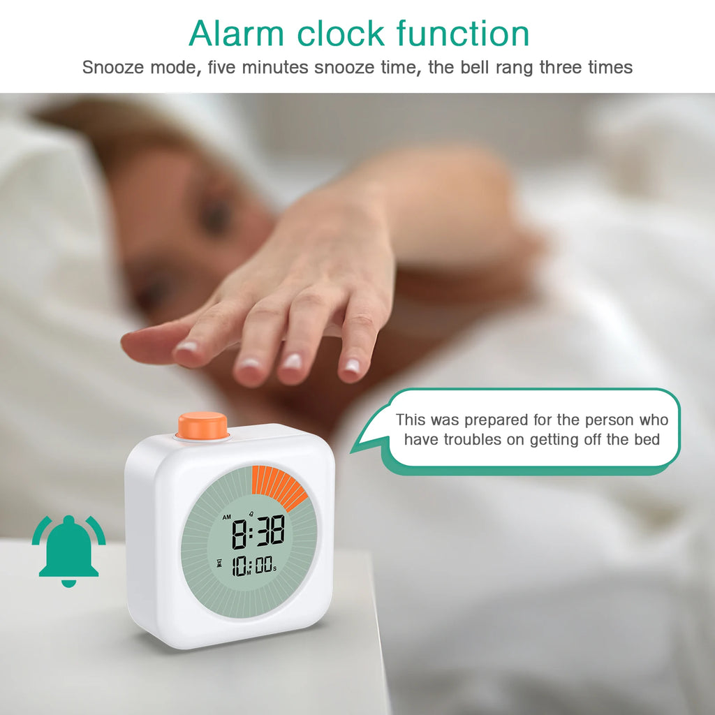ORIA Digital 60-Minute Visual Timer with Alarm for Study and Teaching