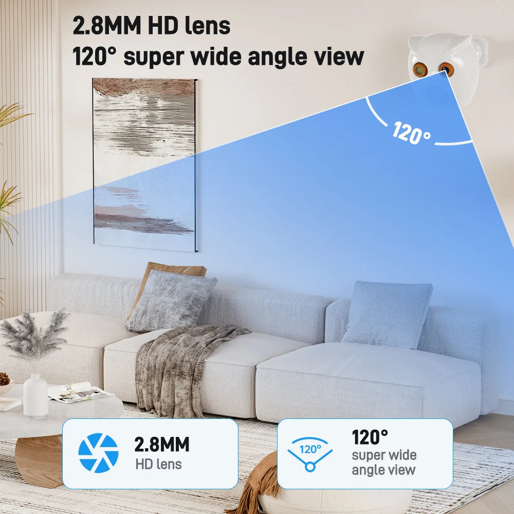 CowLost | product_id-vesafe-icsee-5mp-hd-indoor-wifi-security-camera-owl-shape-with-night-vision-and-human-detection |3