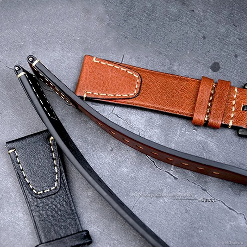 CowLost | bracelets-product_id-vintage-genuine-leather-watch-strap-20mm-22mm-retro-stitching-for-seiko-rolex |13