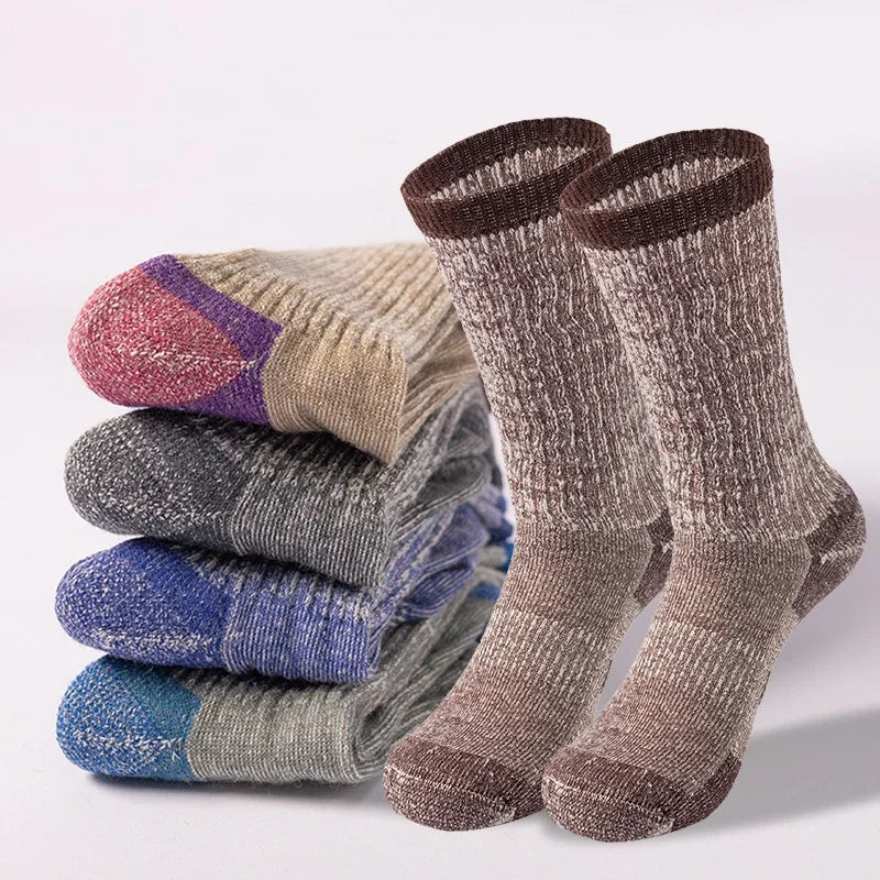 CowLost | uncategorized-merino-wool-hiking-thermal-midweight-cushion-winter-boot-socks-3-pack |13