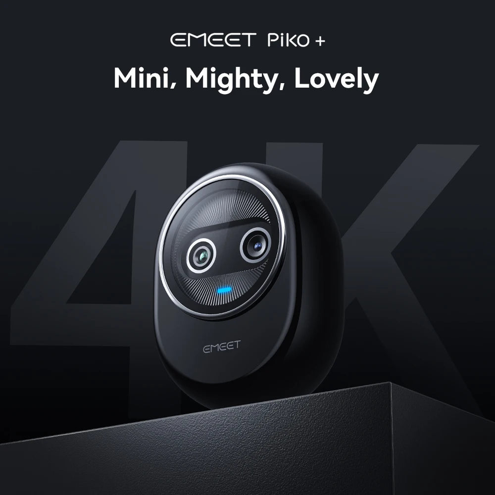 CowLost | webcam-4k-for-streaming-for-laptop-computer-uhd-mini-webcam-emeet-piko-usb-camera-with-3-mics-webcam-tripod |6