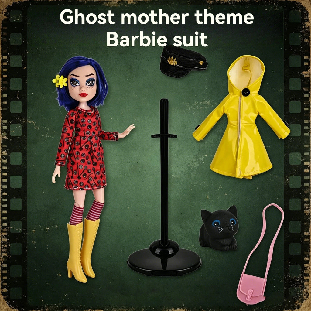 CowLost | product_id-ghost-mom-caroline-raincoat-edition-pvc-handmade-doll-gift-for-girls |1