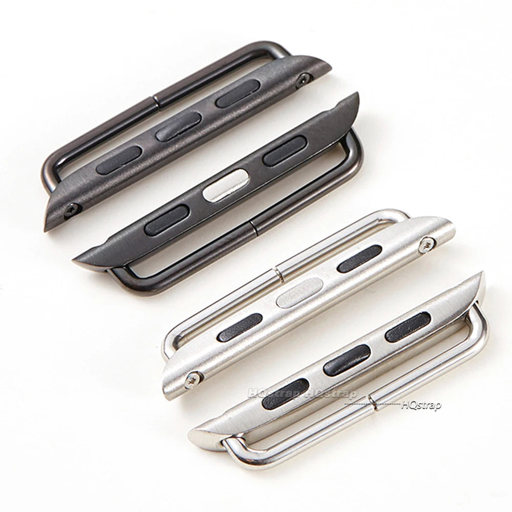 Stainless Steel Connector Adapter for Apple Watch Bands Series 9 8 7 6 5 SE 38-45mm