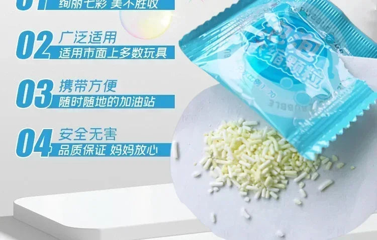 CowLost | product_id-10-40pcs-colorful-bubble-machine-concentrated-granules-10pcs-750ml-bubble-gun-supplement-liquid |18