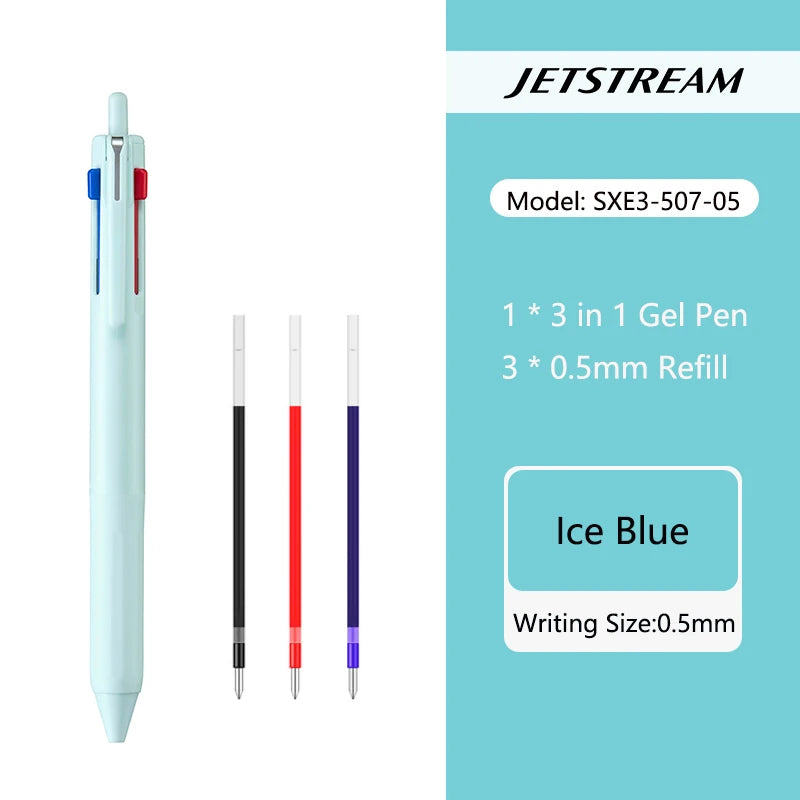 CowLost | product_id-uni-jetstream-3-in-1-multi-color-ballpoint-pen-black-red-blue-quick-dry-ink-0-5-0-7mm-smooth-writing |11