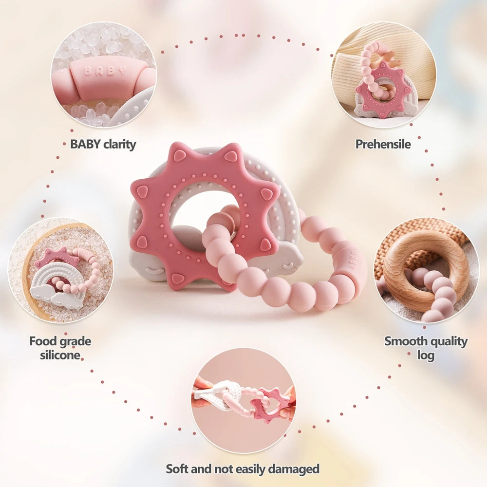 CowLost | baby-transport-accessories-silicone-baby-teether-1pc-food-grade-0-12-months-toy |22