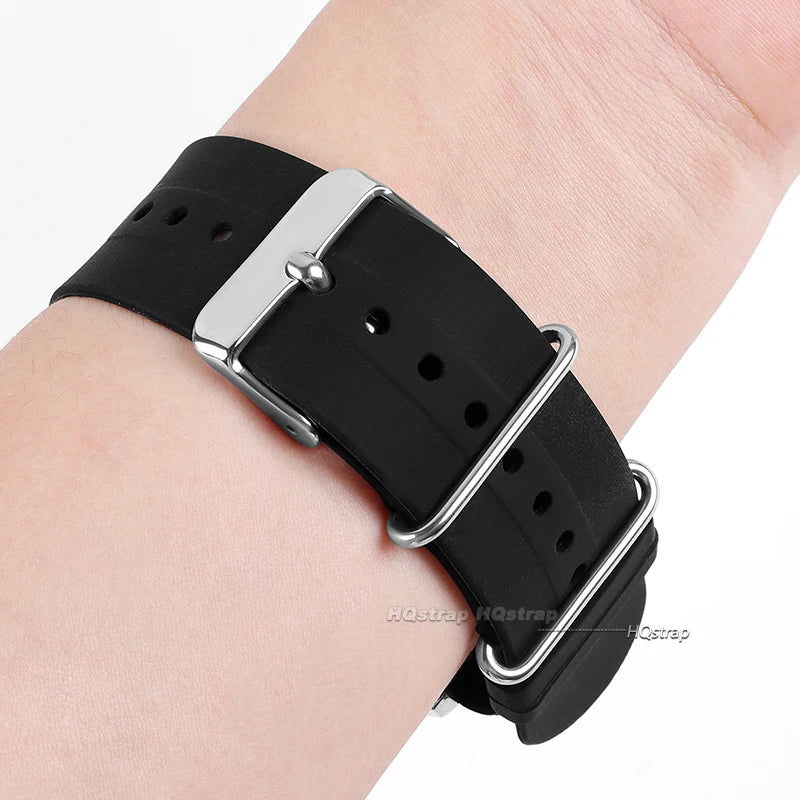 CowLost | 18mm-20mm-22mm-one-piece-silicone-strap-for-casio-soft-rubber-band-for-seiko-black-grey-men-women-replace-bracelet-accessories |11