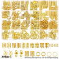 CowLost | 280pcs-alloy-hair-accessories-set |10