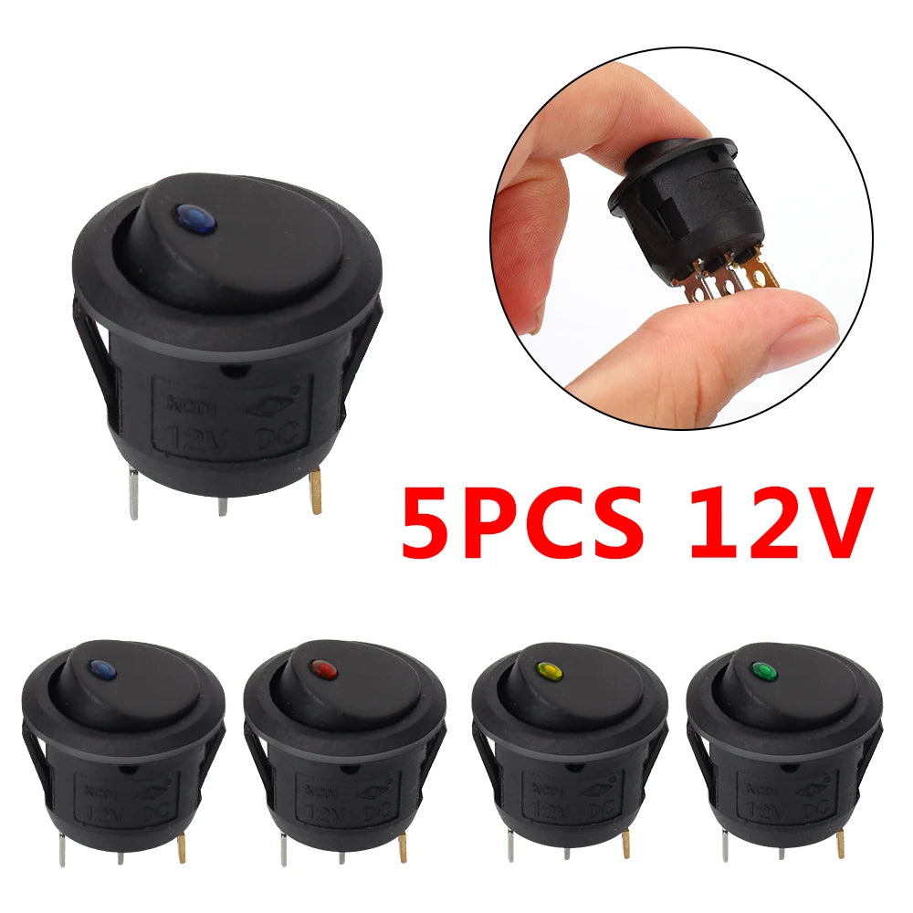 CowLost | product_id-luminescence-12v-waterproof-led-toggle-rocker-switches-5-pack-on-off |7