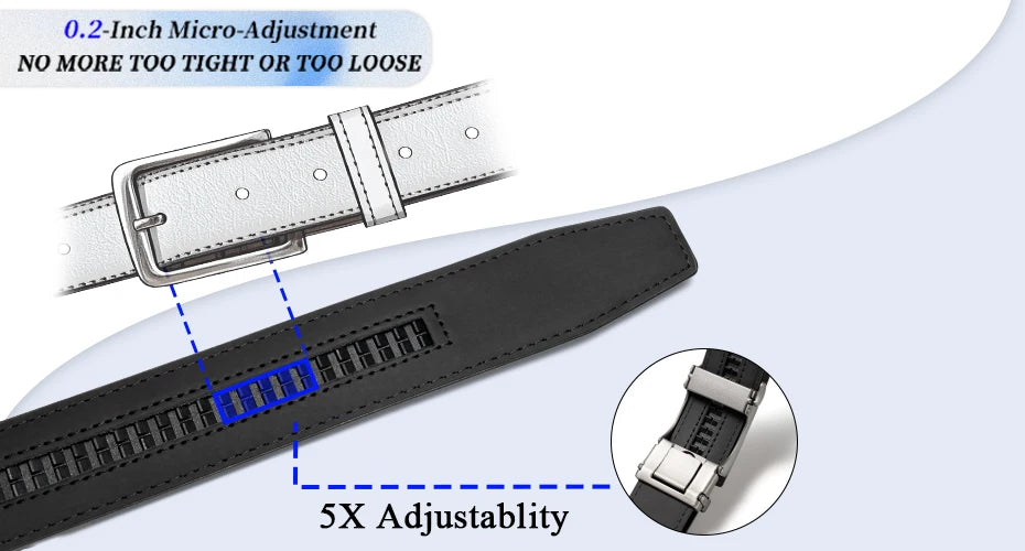 CowLost | maikun-brown-leather-ratchet-belts-for-men |10