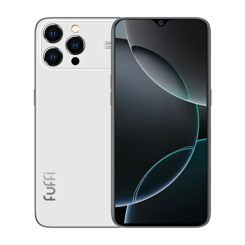 CowLost | fuffi-i17-pro-max-smartphone-android-12-4gb-ram-128gb-rom-6-3-inch-phone-2280x1080hd-24-48mp-4g-network-mobile-phone |19