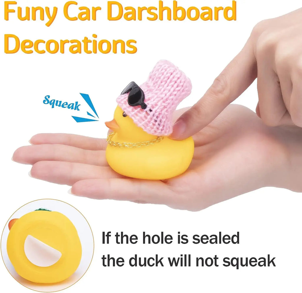 CowLost | product_id-car-rubber-duck-dashboard-ornament-with-mini-bachelor-cap-decoration |7