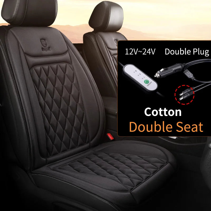 12-24v Heated Car Seat Cover 30'