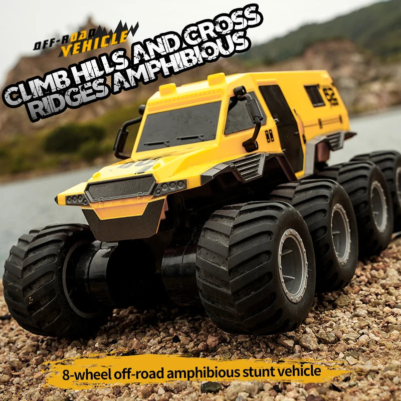 CowLost | fencing-barriers-jjrc-q137-8x8-2-4g-8wd-off-road-amphibious-remote-control-stunt-car |1