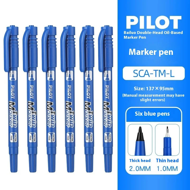 CowLost | product_id-pilot-oil-based-permanent-marker-pen-2-in-1-dual-tip-fine-bold-quick-drying-waterproof-smudge-proof |21