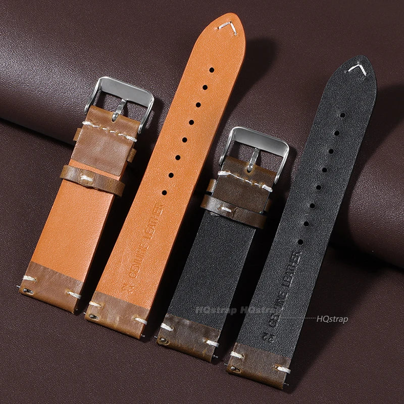 CowLost | watch-bands-product_id-vintage-oil-wax-leather-watch-band-18-22mm-handmade-cowhide-strap-quick-release-for-seiko-smartwatch |4