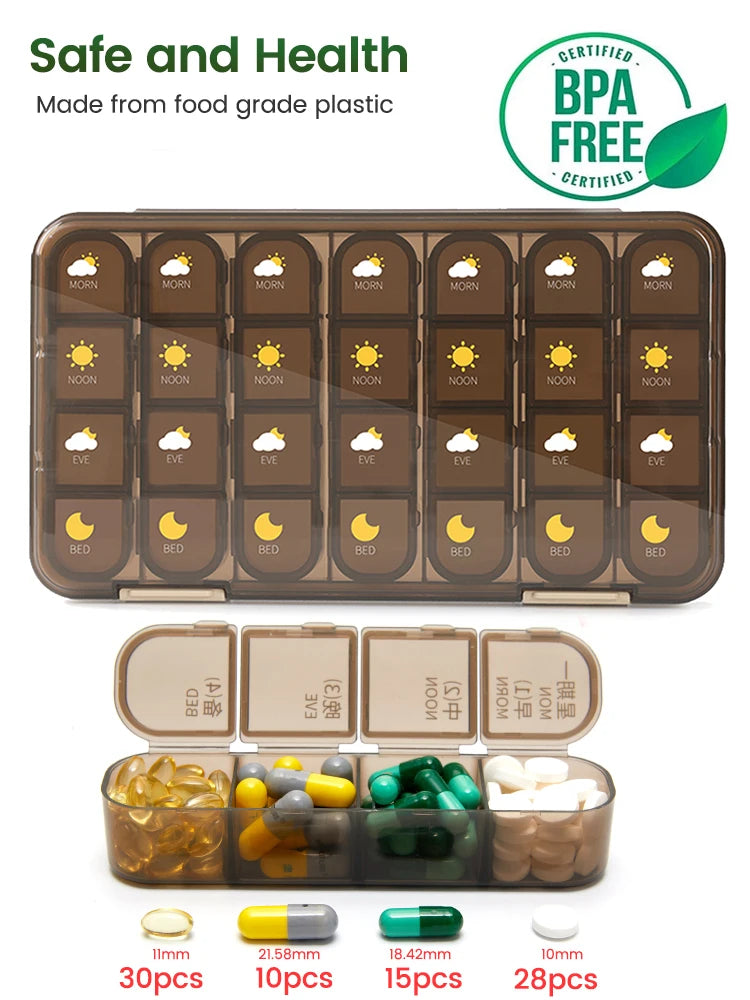 CowLost | 21-28grid-pill-box-large-capacity |5
