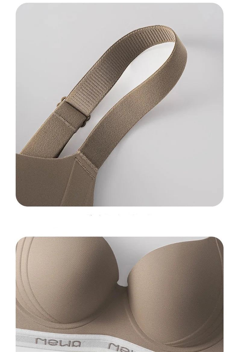 CowLost | thin-large-breasted-and-small-breasted-underwear-for-women-breast-retracting-anti-sagging-push-up-adjustable-seamless-bra |6