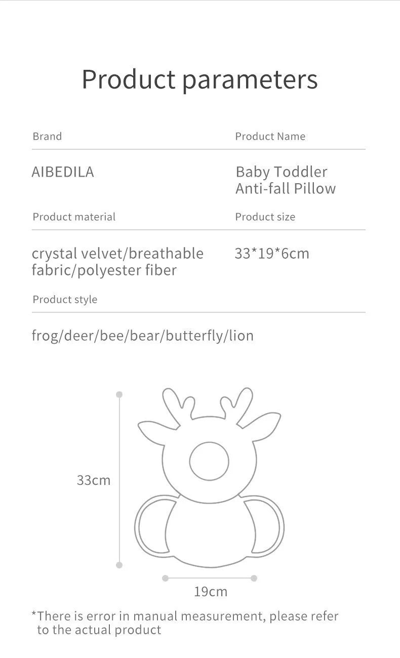 CowLost | aibedila-newborn-head-back-protector-baby-protect-pillow-learn-walk-headgear |18