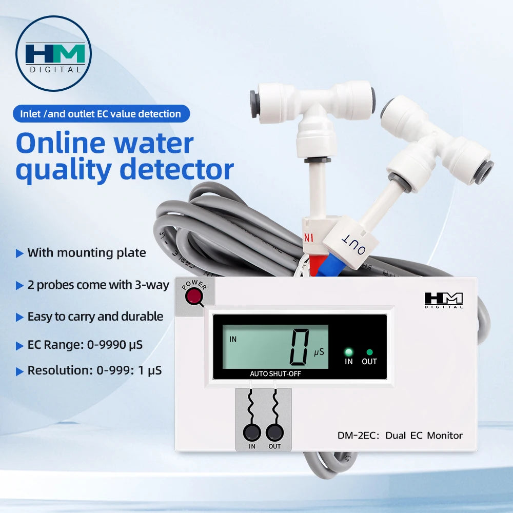 Digital Dual TDS/EC Water Quality Tester Pen for Tap and Fish Tank