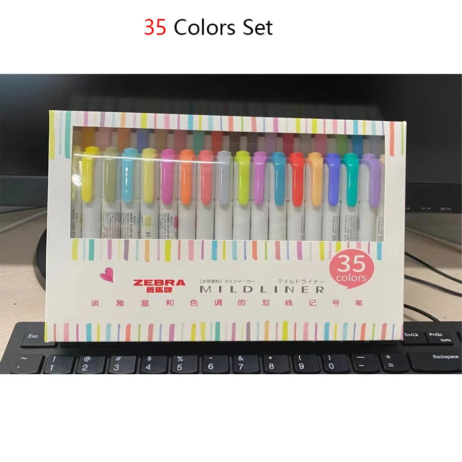 CowLost | product_id-zebra-mildliner-highlighters-5-40-colors-dual-tip-markers-for-art-and-drawing |27