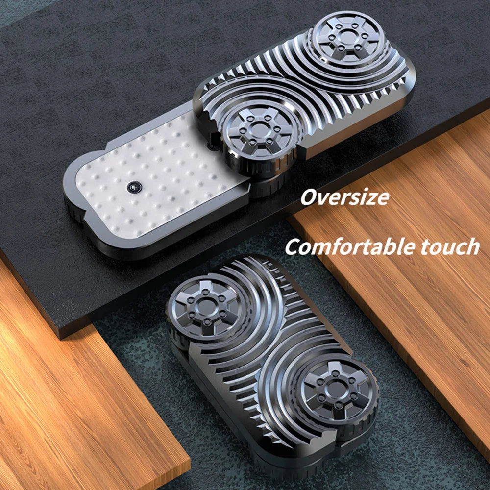 CowLost | wheel-edc-push-slider-metal-finger-gyro-desk-fidget-toys-adhd-anxiety-relief-decompression-games-for-adults-stress-relief-gifts |3