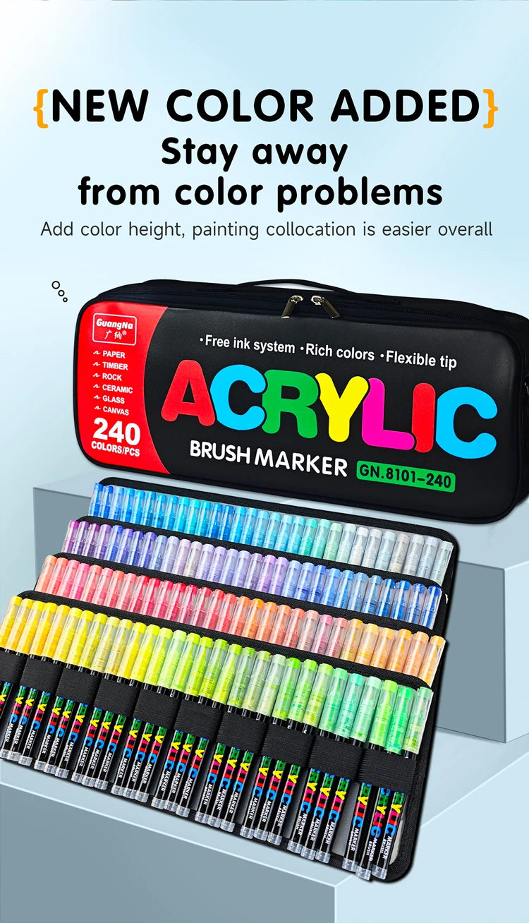 CowLost | markers-product_id-acrylic-paint-soft-brush-markers-set-for-wood-stone-canvas |18
