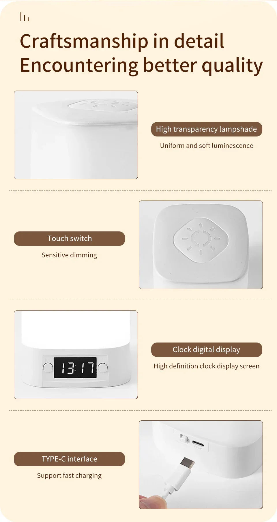 CowLost | product_id-rechargeable-touch-dimmable-led-night-lamp-with-remote-and-clock-display-eye-protection |20