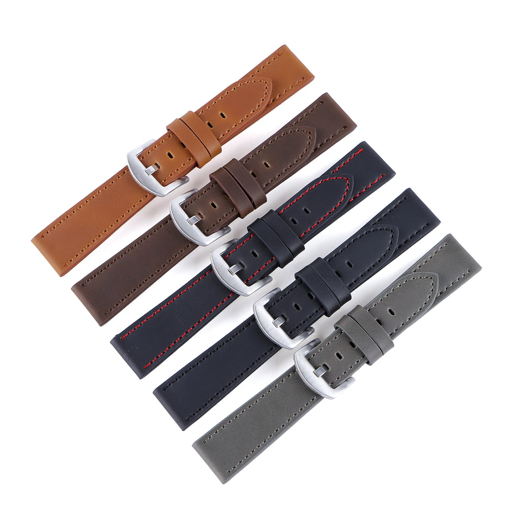 CowLost | product_id-universal-genuine-leather-waterproof-watch-strap-replacement-for-rolex-seiko-18-20-22-24mm |13